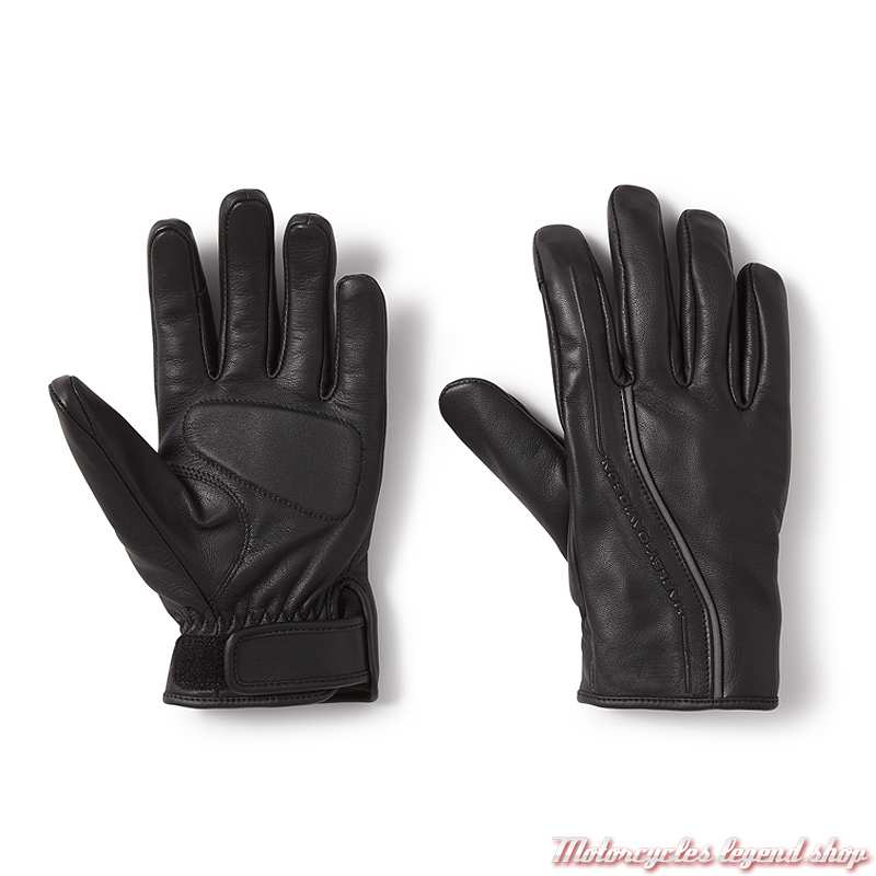 Gants cuir Waterproof Harley-Davidson femmenoir, réfléchissant, 98128-25VW