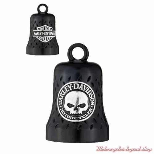 Clochette H-D Skull, métal et noir mat, Harley-Davidson 34M00026