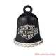 Clochette noir mat Bar & Shield silver Harley-Davidson