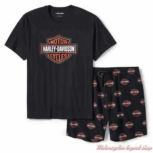 Pyjama short Bar & Shield Harley-Davidson homme