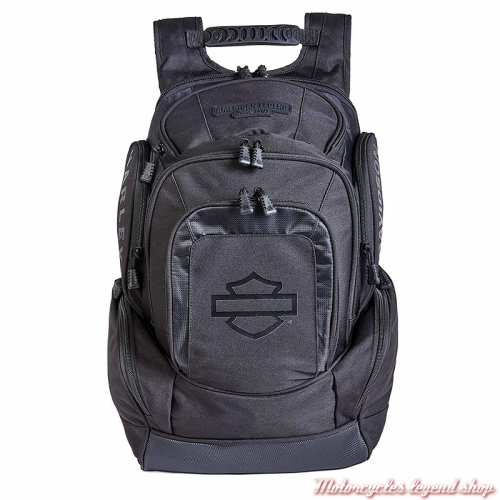 Sac à dos Bar & Shield black Harley-Davidson nylon, 90231-BLACK