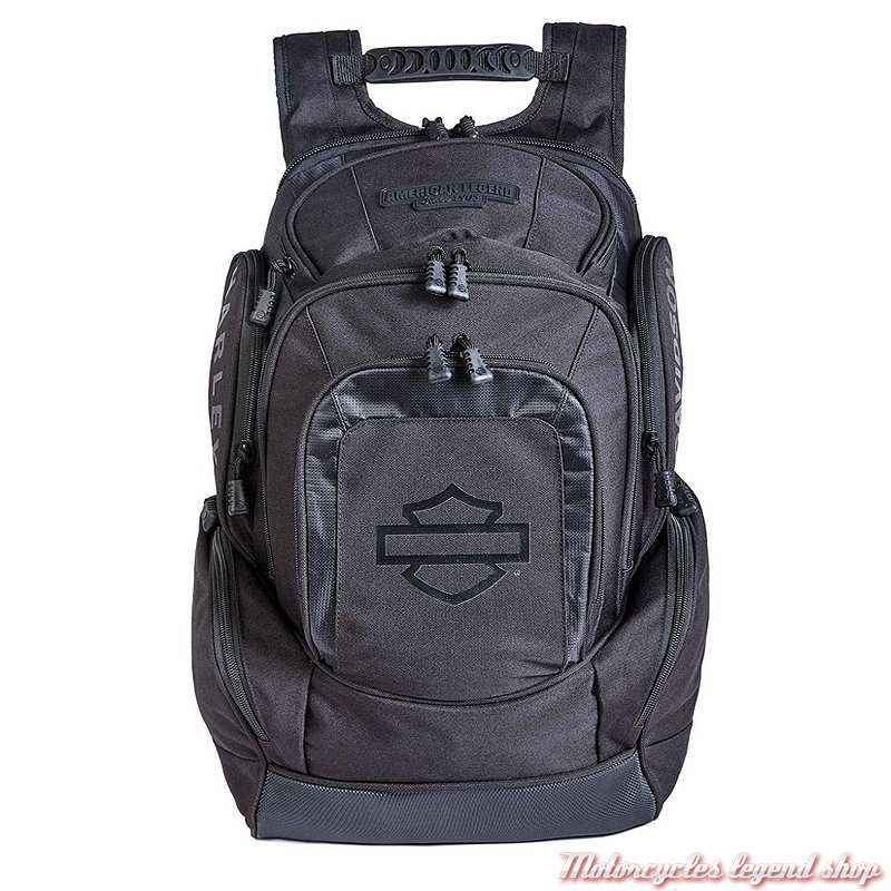 Sac à dos Bar & Shield black Harley-Davidson nylon, 90231-BLACK