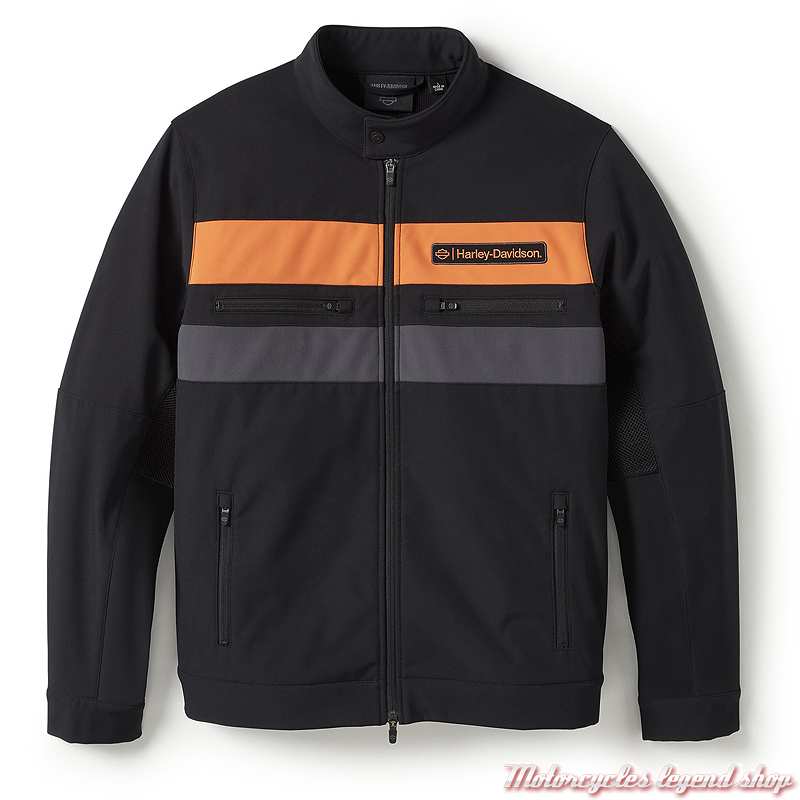 Blouson softshell H-D Tech Harley-Davidson homme, noir, polyester, 97420-25VM