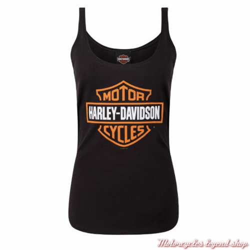 Débardeur Bar & Shield Harley-Davidson Quimper Bretagne, femme, noir, coton polyester, 40291576
