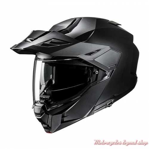 Casque I80 Semi Flat Black HJC, casquette amovible, 197670