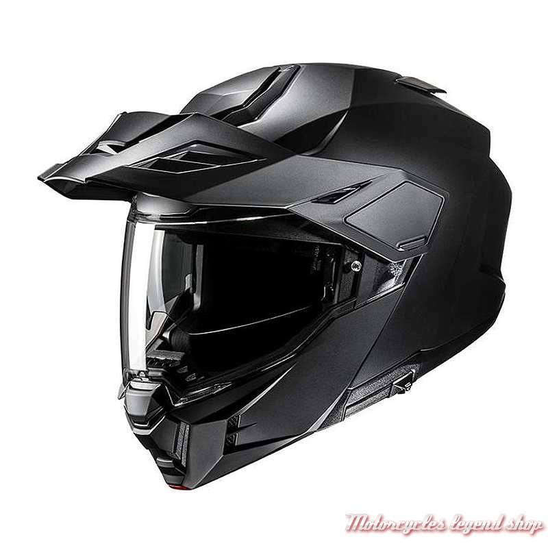 Casque I80 Semi Flat Black HJC, casquette amovible, 197670