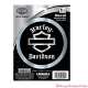 Sticker Bar & Shield Chrome Silhouette Old English Harley-Davidson