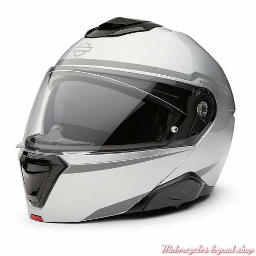 Casque modulable Capstone III Harley-Davidson Gris Silver Mat Metallic, 97189-25EX