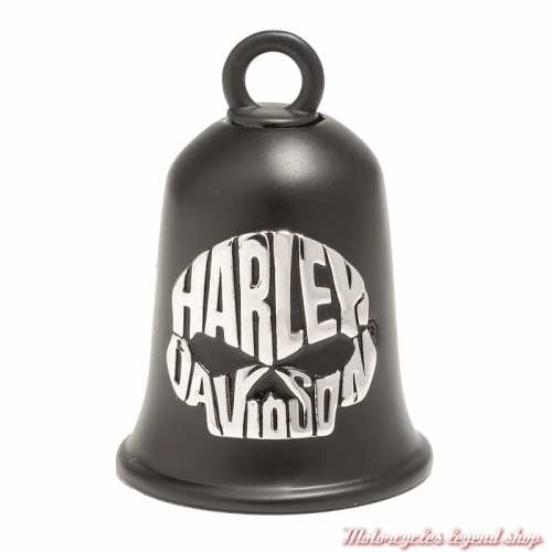Clochette Willie G. Skull Script noir mat Harley-Davidson, 34M00182