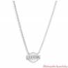 Collier Bar & Shield nacre Harley-Davidson femme