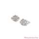 Boucles d'oreilles Bar & Shield Bling 8 mm Harley-Davidson