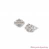 Boucles d'oreilles Bar & Shield Bling 8 mm Harley-Davidson