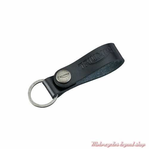 Porte clés cuir Black Triumph