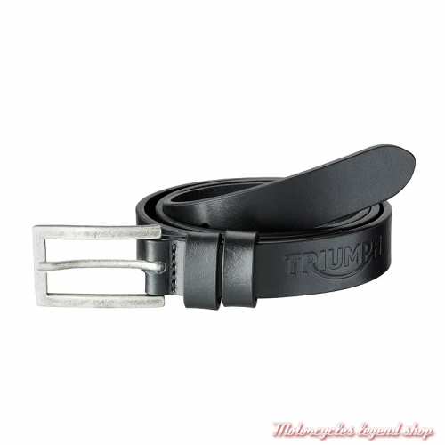 Ceinture cuir noir Triumph femme taille unique, MACA25013