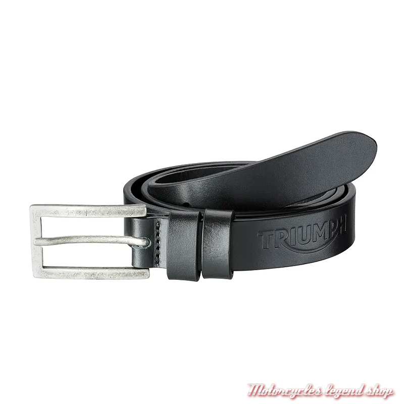 Ceinture cuir noir Triumph femme taille unique, MACA25013