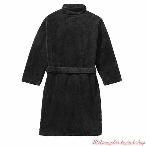 Peignoir Bar &amp; Shield homme Harley-Davidson, noir, polyester polaire, dos, 96789-25VM