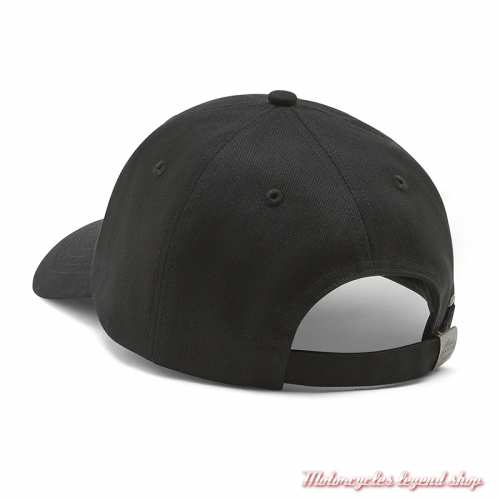 Casquette Essential Script Harley-Davidson femme, noir, brodée, dos, 97763-25VW