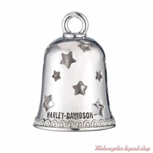 Clochette Star Harley-Davidson, argenté, ajourée, 34M00016