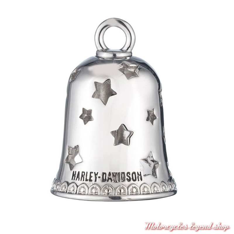 Clochette Star Harley-Davidson, argenté, ajourée, 34M00016