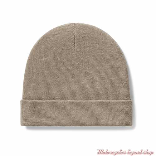 Bonnet Overzise Bar &amp; Shield Tan Harley-Davidson unisexe, acrylique, dos, 97775-25VM