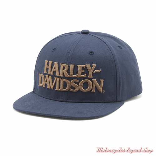 Casquette Lightning Eagle Harley-Davidson homme, bleu, 97746-25VM