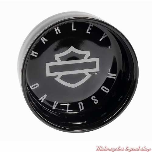 gamelle chien céramique noire Harley-Davidson 7 x 18 cm, intérieur, HDX-90229