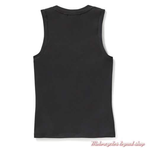 Débardeur Snake Rose Bling Harley-Davidson femme, noir, coton, dos, 96849-25VW