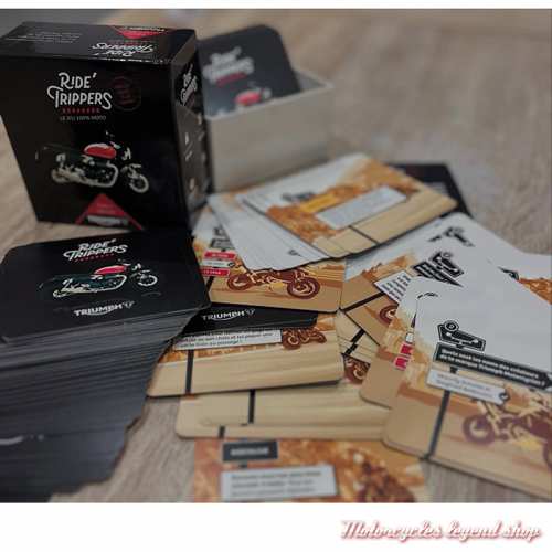 Jeu Apéro Moto Ride Trippers édition Spéciale Triumph 130 cartes