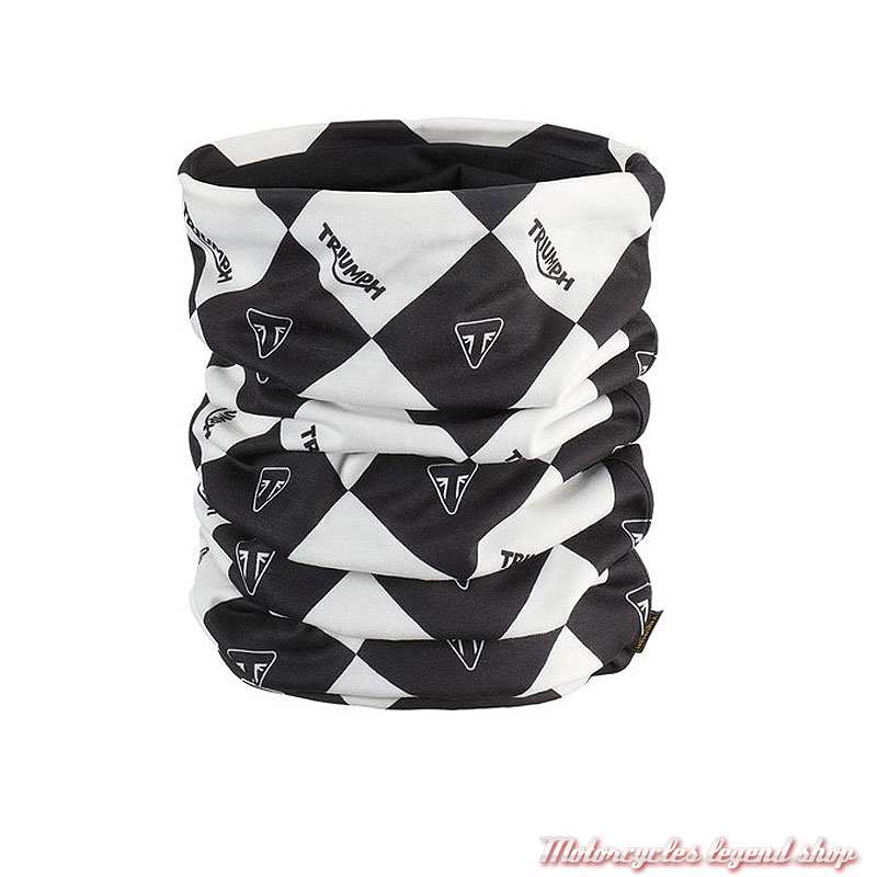 Tour de cou Harlequinn noir/blanc Triumph, polyester, MTUS24200