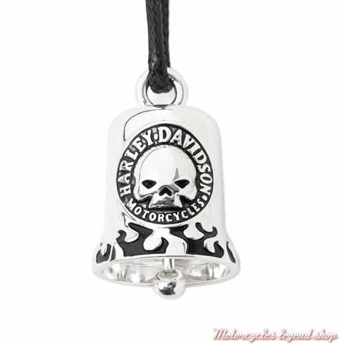 Clochette Classic Wille G Flame, métal argenté, Harley-Davidson 34M00028