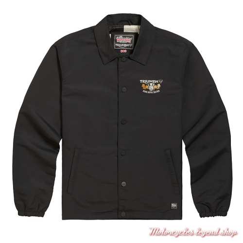 Veste Harold DGR Triumph homme, noir, MTES26903