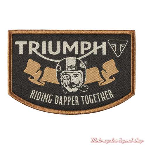 Patch Floyd DGR Triumph, vintage, brodé, à coudre, MBGS26907