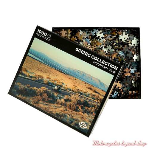 Puzzle Scenic Collection Mountain Harley-Davidson, paysage couleur, 1000 pièces, 6079