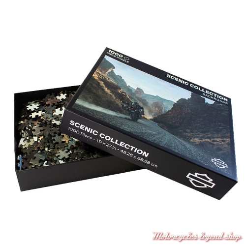 Puzzle Scenic Collection Backroads Harley-Davidson, paysage couleur, 1000 pièces, 6080