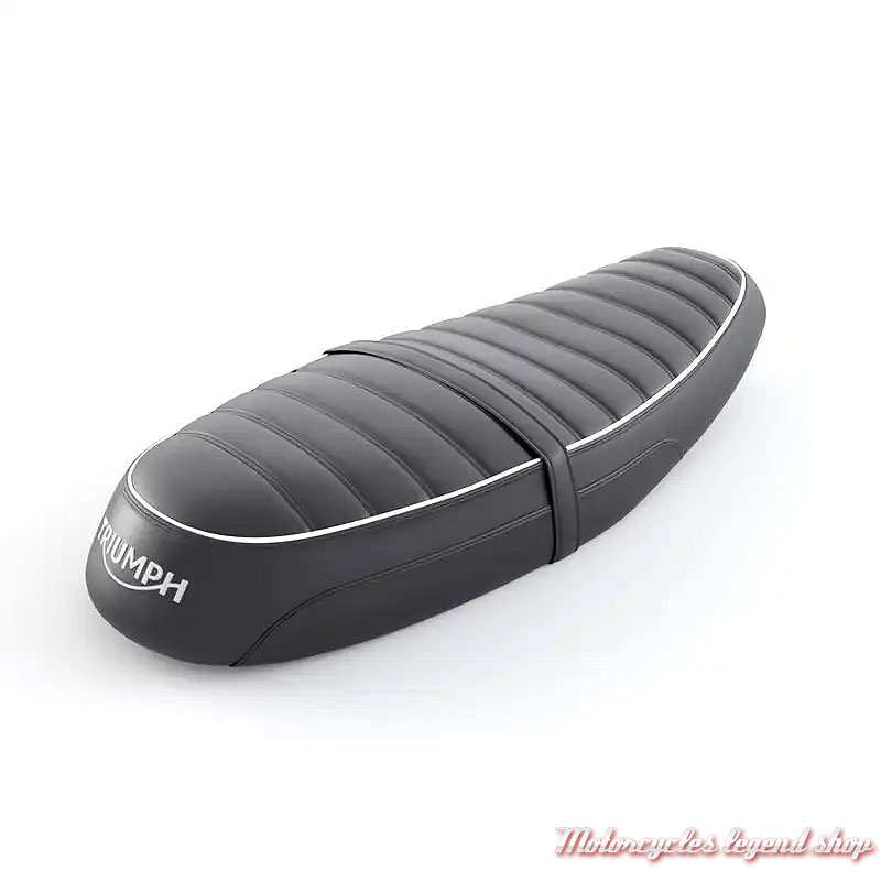 Selle Bonneville T100 T120 Triumph, noire, A2310736