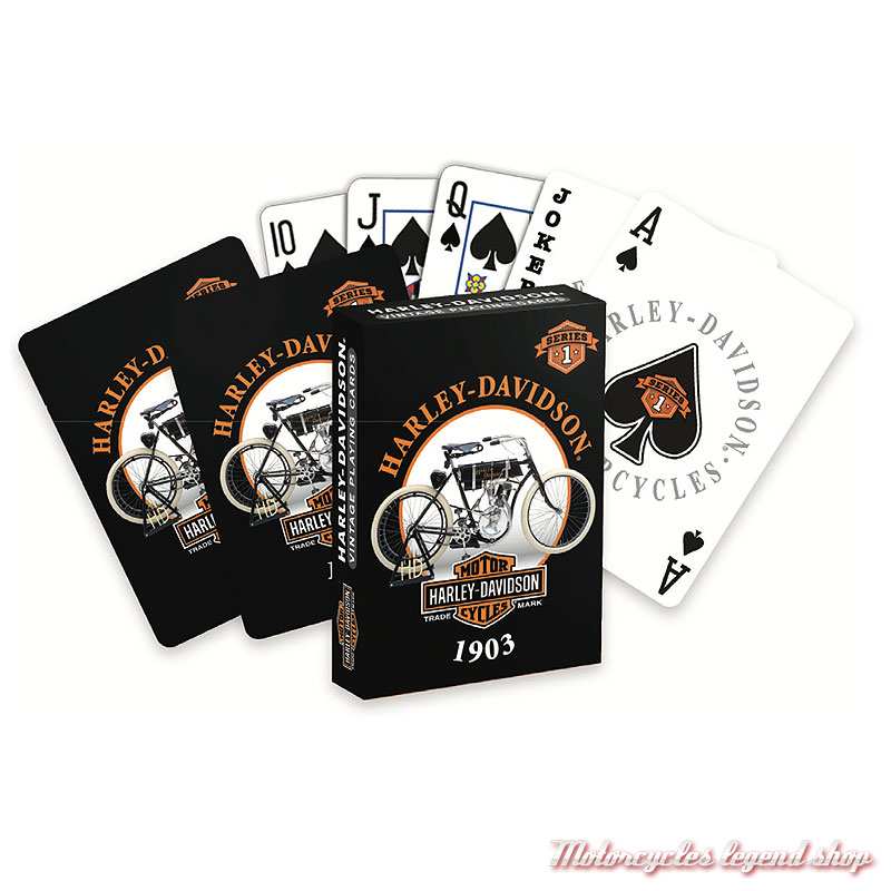Jeu de cartes Vintage Harley-Davidson, 1903, 635