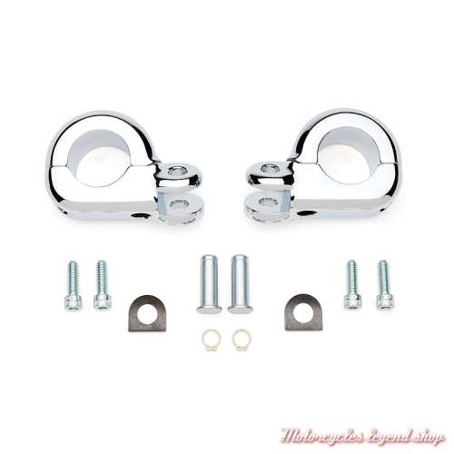 Kit de montage pour Repose-pieds sur pare-jambes Harley-Davidson, à partir de 2024, chrome brillant, 50503334