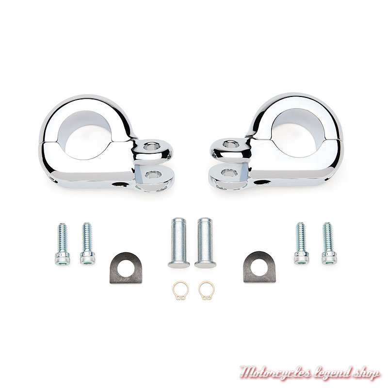 Kit de montage pour Repose-pieds sur pare-jambes Harley-Davidson, à partir de 2024, chrome brillant, 50503334
