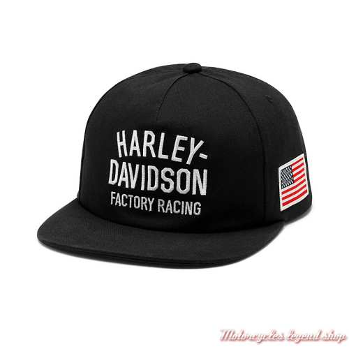 Casquette Factory Racing Team noir Harley-Davidson