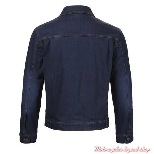 Blouson moto en jean Jax Triumph homme, denim, protections CE, dos, MTES26011