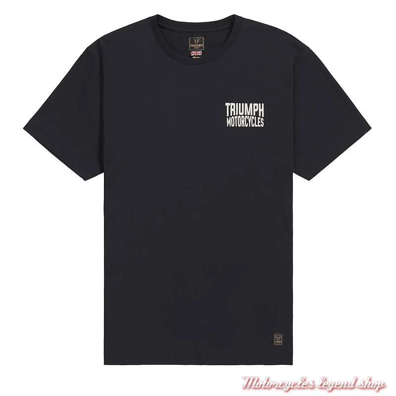 Tee-shirt Games Triumph homme, tigre, noir, manches courtes, coton, MTSS26225