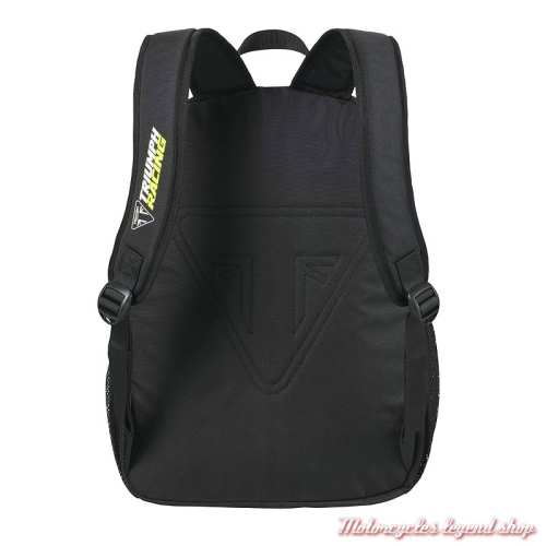 Sac à dos Events 20L Racing Triumph, noir, polyester, dos, MLUS26711