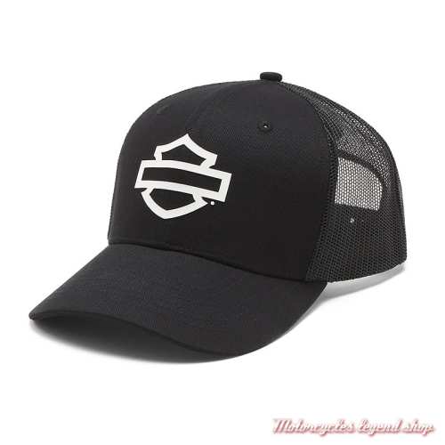 Casquette trucker Bar & Shield Harley-Davidson homme, noir, 97684-26RM
