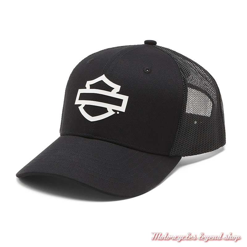 Casquette trucker Bar & Shield Harley-Davidson homme, noir, 97684-26RM