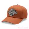 Casquette Bar & Shield Orange Harley-Davidson homme