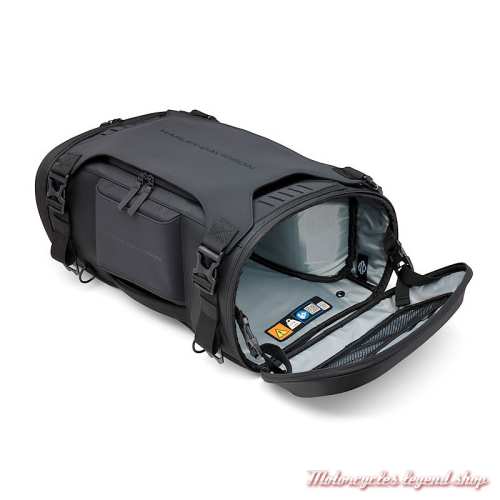 Sac arrière week-end Overwatch Harley-Davidson, polyester, noir, 30 L, intérieur, 93300183