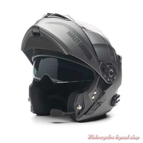 Casque modulable bluetooth Outrush R gris mat Harley-Davidson, SENA, 98101-22EX