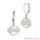 Boucles d'oreille Bar & Shield Harley-Davidson femme