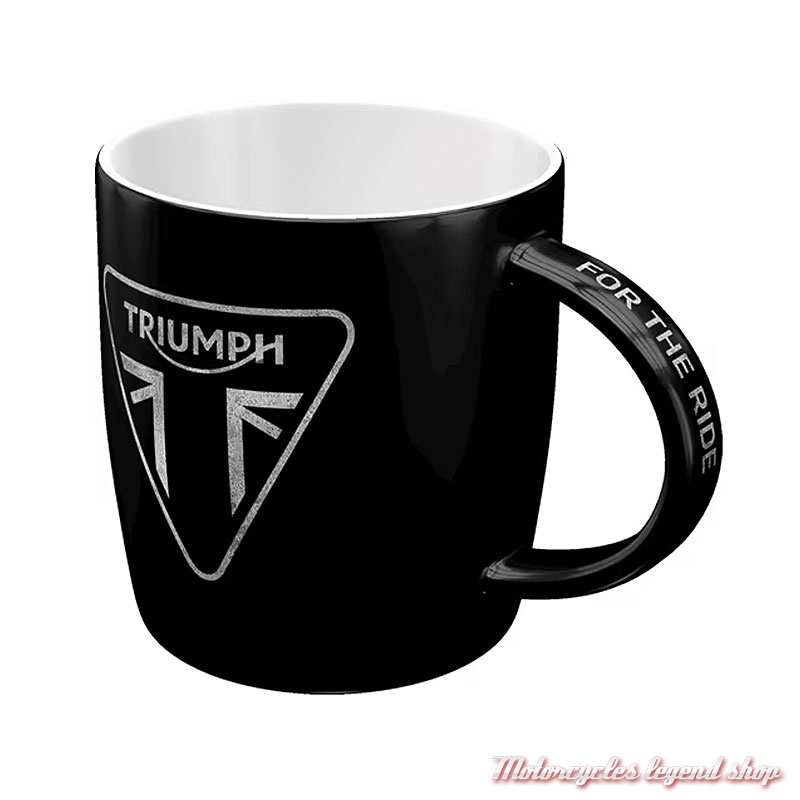 Mug Legendary Original Triumph noir et blanc, 33cl, MLMA26910
