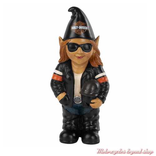 Naine de jardin Bikeuse Harley-Davidson, 25 cm, HDX-99393